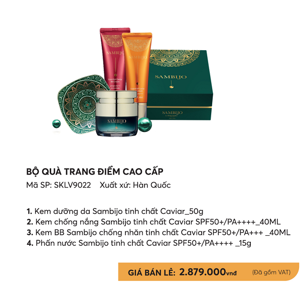 Bộ quà tặng cao cấp, sang trọng cho ngày 20/10 2