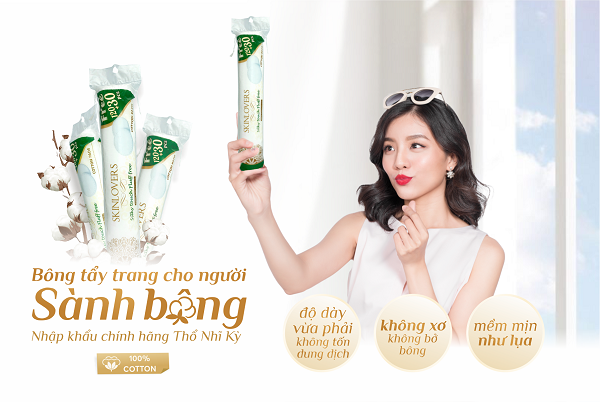 Bông Skinlovers - Bông tẩy trang cho người “sành” bông