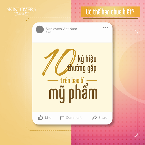 Giải mã 10 ký hiệu thường gặp trong mỹ phẩm có thể bạn chưa biết?