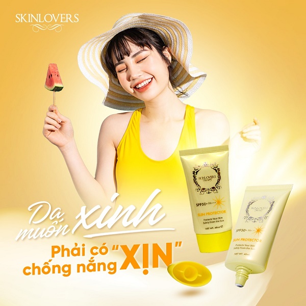 Kem chống nắng Skinlovers lại cháy hàng khi đến hè 2023