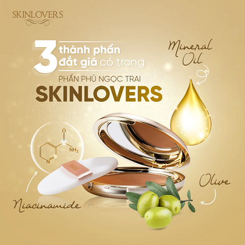 Phấn phủ Skinlovers Blooming ngọc trai siêu mịn số 23_22g 2